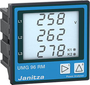 Multifunktionaler Netzanalysator Ethernet und RCM