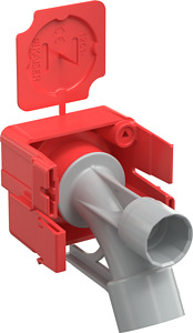 B2 Wand-Deckenkrümmer 30° Ø25mm Rohre Magnetaufnahme 2 teilig