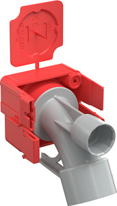 B2 Wand-Deckenkrümmer 30° Ø32mm Rohre Magnetaufnahme 2 teilig