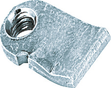 Hohlwand Metall-Ersatzlasche Innengewinde M3 x 1,5 Abmessungen 7x13mm