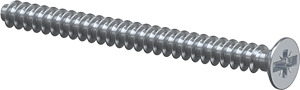 Geräteschraube PlusMinus Ø3,2x40mm gvz Kombi-Antrieb Pozidriv/Schlitz