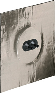 Doppel-Leitungsmanschette Ø4-8mm Alu-Butyl Dichtungsmanschette Leitungen