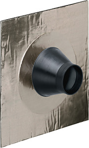 Rohrmanschette Ø50-75mm Alu-Butyl Dichtungsmanschette Rohre