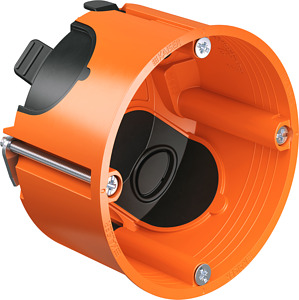 Hohlwand Gerätedose O-range ECON® 63 luftdicht Geräteschrauben T=48mm