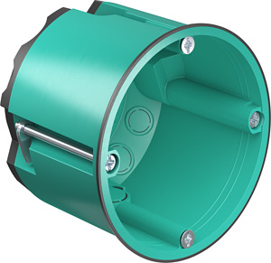 Hohlwand Geräte-Verbindungsdose Reinraum umlaufender Dichtlippe T=62mm