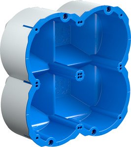 Quickbox Maxi Schallschutzdose 2x2 D=83mm H=73,5mm