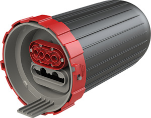 Connectivity Haubenmuffe MFD 24 Fasern HS 4 Ausgänge Loop IP68