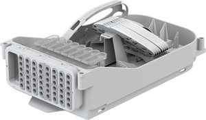Connectivity Spleißverteiler GH FMP 96 Fasern ANT 48 Ausgänge Loop 4mm