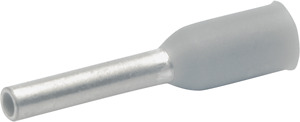 Aderendhülse 0,14qmm isol. galvan. verzinnt grau 10,4mm