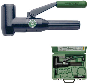Hand-Hydraulik Stanze 7904E Slug Buster von Pg9-21 und 30,5mm