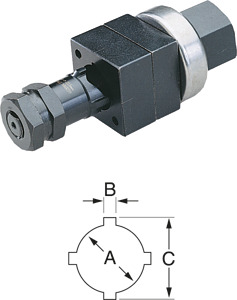 Rundlocher 30,5mm mit 4 Nuten