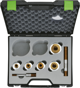 Spalt-Blechlocher-Satz ISO 16-40 Slug Splitter im Kunststoffkoffer