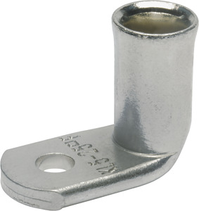 Winkelrohrkabelschuh 70qmm M10 45° abgewinkelt galv. verz.