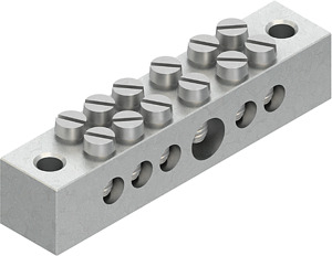 Potentialausgleichsschiene 1x max 25qmm + 5x max 6qmm