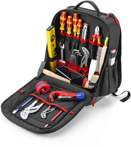 Werkzeugrucksack Modular X15 Sanitär 24-teilig L485xB340xH210mm