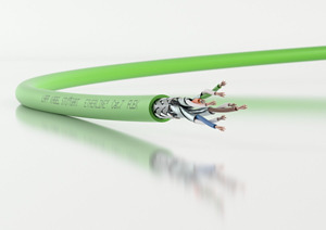Ethernet-Leitung 4x2x26/7 Schnitt