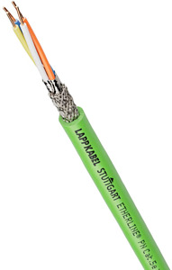 Ethernet-Leitung 2x2xAWG22 100m Ring grün