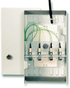 Spleissbox 265x150x55mm Kompakt lichtgrau abschliessb.