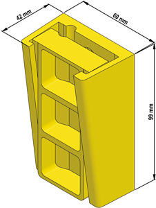 Flachkabel-Keilklemme