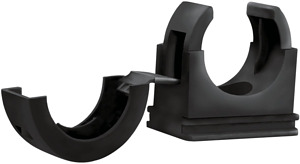Schlauchhalter d=10mm PA66 grau m.Schraubloch
