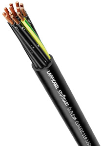 Steuerleitung 4x2,5mm² Schnitt schwarz