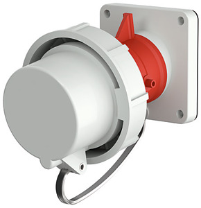 Anbaugerätestecker 4pol. 63A 400V m.Schutzkappe