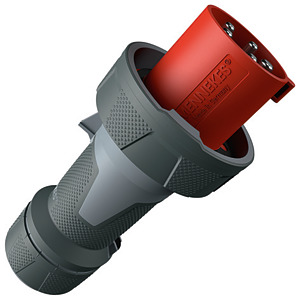CEE-Stecker 5-polig 63A PowerTOP Xtra 6h 400V gummiert IP67