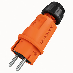Stecker SCHUKO 16A2p+PE 230V IP54