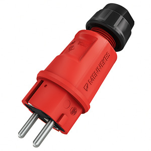 Stecker SCHUKO 16A2p+PE 230V IP54