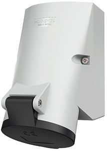 Wanddose 32A 4-polig IP44 HW/VN 7H 500V
