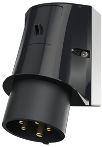 Wandgerätestecker 5pol.16A 500V