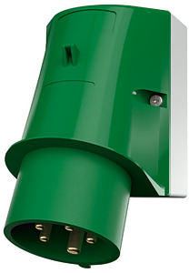 Wandgerätestecker 5pol.16A 50-500V