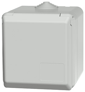 Schuko-Steckdose Cepex 16A grau 230V