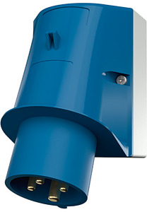 Wandgerätestecker 4pol.16A 230V