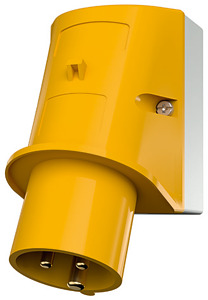 Wandgerätestecker 3pol.32A 110V