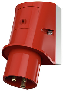 Wandgerätestecker 3pol.32A 400V