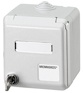 Cepex Leergehäuse Rutenbeck AP-Datendose RJ45 (Typ UP0S) grau