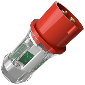 Prüfstecker 4pol.32A400-440V Drehfeld-Control f. Cont.-Steckd.