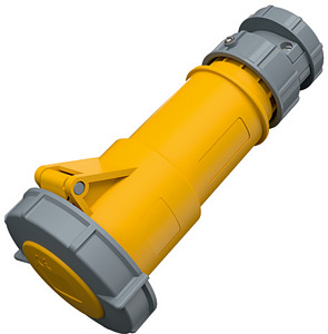 Kupplungsd.PowerTOP 3pol.32A110V m. Verschraubung u. Zugentlastung