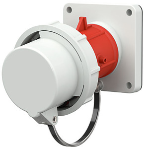 Anbaugerätestecker 7pol. 16A 400V m.Schutzkappe