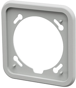 Cepex-Abdeckrahmen 1-fach grau