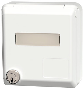 Cepex Leergehäuse Rutenbeck Anbaudose RJ45 (Typ UP0S) alpinws