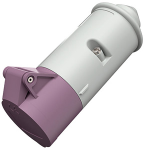 Kupplungsdose 2-polig 32A 0h m. Kabelknickschutz 20-25V 50+60Hz