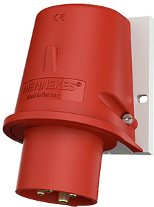 Wandstecker 4-polig TA IP44 32A 6h 400V