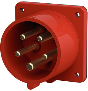 CEE-Anbaustecker 16A 5p. 6h 400V