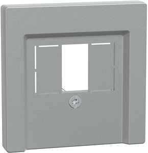 Zentralplatte f. Fernm.-Anschlussd. TAE aluminium