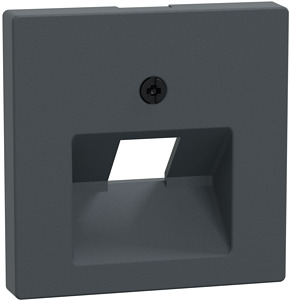 Zentralplatte UAE 1-fach System M anthrazit Rutenbeck BTR