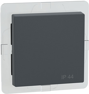 Wippe IP44 System M anthrazit Wechsel-/Kreuzs.
