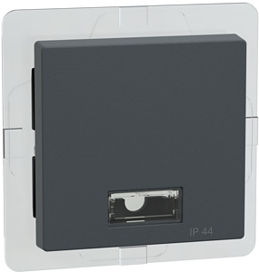 Wippe mit Symbolfenster System M anthrazit IP44 Kontrolls.