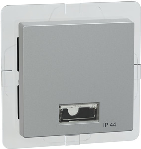 Wippe mit Symbolfenster System M aluminium IP44 Kontrolls.
